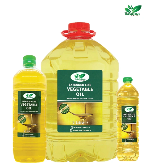 Cooking oil wholesale by TasnuvaeWorld company – high-quality edible oils in bulk containers for export and commercial use